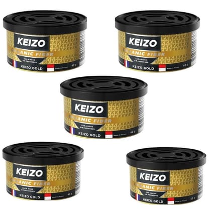 KEIZO Organic Fiber Gold  Pack of 5