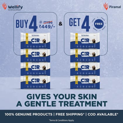 CIR Bed Bath Wipes Buy 4 & Get 4 Free