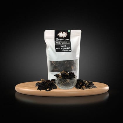 THE GOURMET CHEF Dried Black Fungus Mushroom, 100 gm