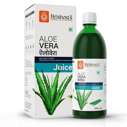 Krishna's Herbal & Ayurveda Pulpy Aloe Vera Juice 1000 ml  Pack of 1