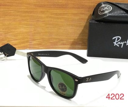 Ray-Ban ( RB ) New Stylish Green 2140 Wayfarer Style Master Pcs Sunglass For Unisex