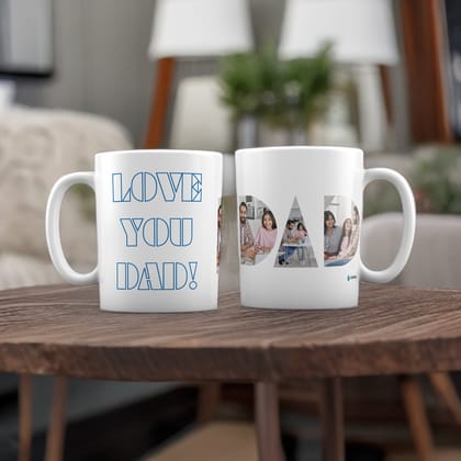 Love You Dad Personalised Mug