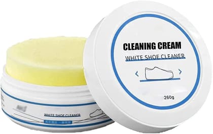 White Shoe Cleaning Cream | Sneaker Stain Cleaning Cream | Sneaker Stain Remover Cream, Simple and Fast, Shoe Whitening Cleansing Tool, Whitening and Yellowing Maintenance for White Shoes, Leathe