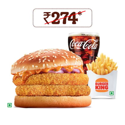 Crispy Veg Double Patty Meal,