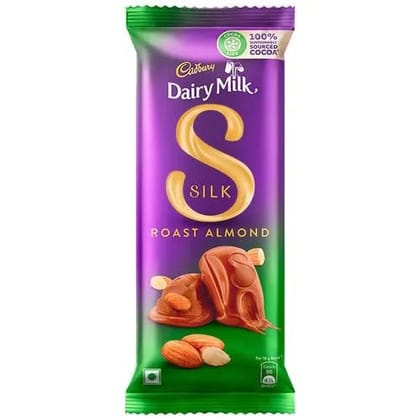 Cadbury Dairy Milk Silk - Roast Almond Chocolate Bar, 143 gm