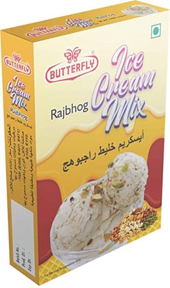 Butterfly Instant Ice Cream Mix, 150 Grams (Rajbhog)  by Butterfly Dessert Mixes and Bakery Needs.