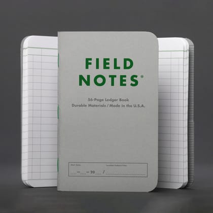 Field Notes: 2-Packs Index-Ledger & Date Book