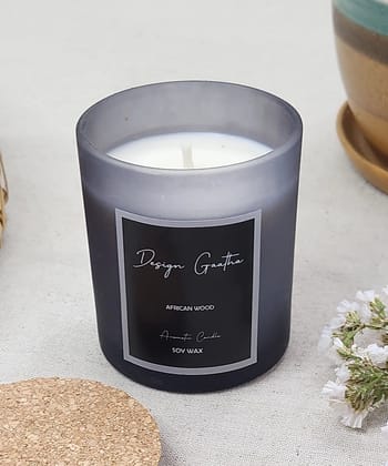 African Woods Eternal Grey Candle (175 gms with 24 hrs burning time)