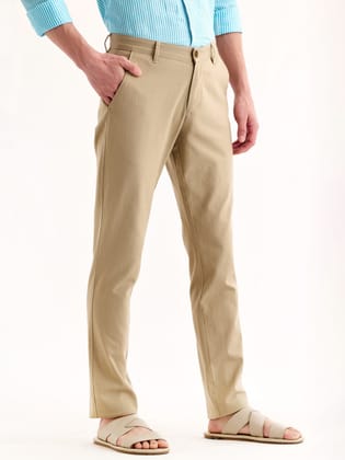 Khaki Slim Fit Trouser-30 / Khaki