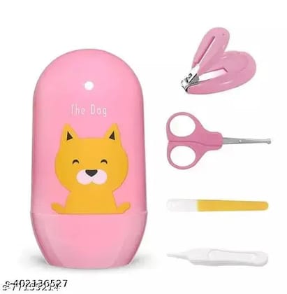 Newborn Baby Grooming Set - Nail Cutter, Scissors, Nose Cleaner, Ear Cleaner