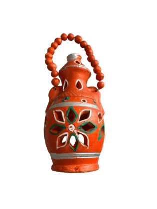 ASOMI HANDCRAFTED TERRACOTTA LAMP/CANDLE HOLDER