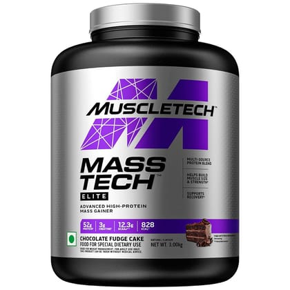 Muscletech Mass-Tech Elite Chocolate Fudge Cake 3Kg-Muscletech Mass-Tech Elite Chocolate Fudge Cake 3Kg