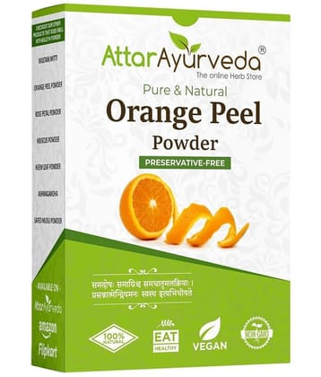 Attar Ayurveda Orange Peel Powder For Face Skin Whitening (200 Grams)