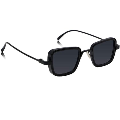 Dervin Kabir Singh Square Sunglasses (Black)