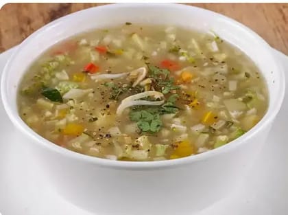 Veg Spicy Garlic Coriender Soup