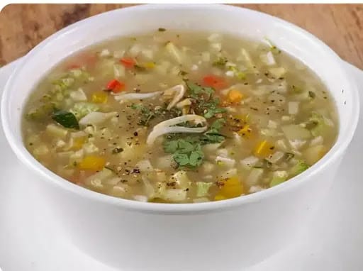 Veg Spicy Garlic Coriender Soup