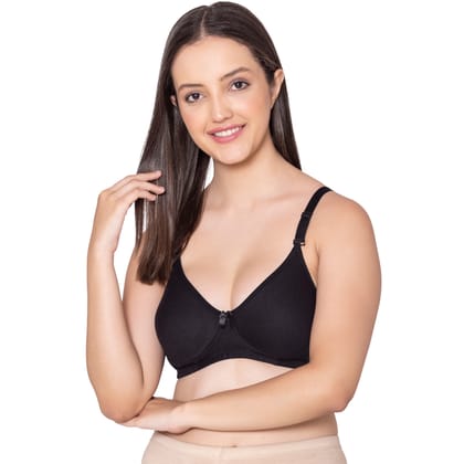 Bodycare polycotton wirefree convertible straps moulded cup non padded bra-6594B