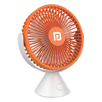 Portronics Aero Breeze 2 in 1 Portable Table Fan-Orange