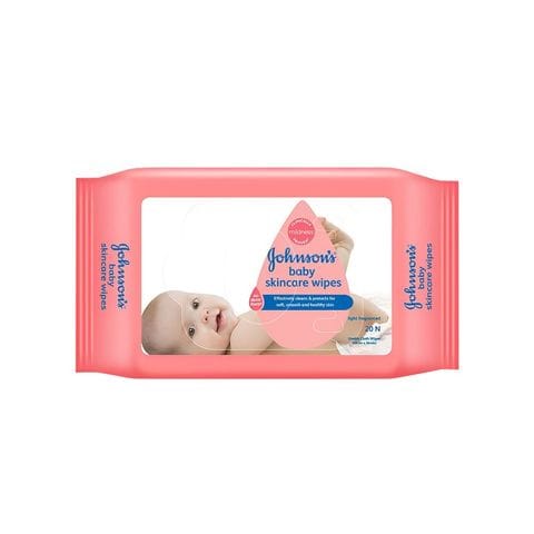 Johnson's Baby Skin care wipes, 20 Units Pack