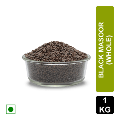 More Choice Black Masoor (Whole), 1 kg Loose