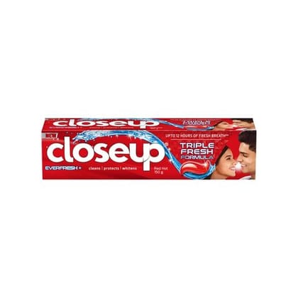 Closeup Everfresh+ Anti-Germ Gel Toothpaste - Red Hot, 150 gm Tube