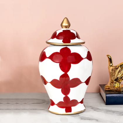 Cherry Blossom Ceramic Vases & Decorative Showpiece - Medium-HEIGHT - 14 INCHES & WIDTH - 8 INCHES / CERAMIC / AVAILABLE