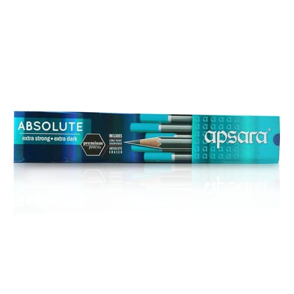 Apsara absolute extra dark pencil 10 pc