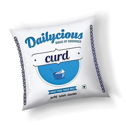 Mother Dairy Dailycious PP Curd, 400 g Pouch