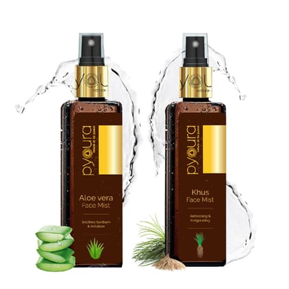 Aloe vera & Khus Face Mist Summer Skincare Kit