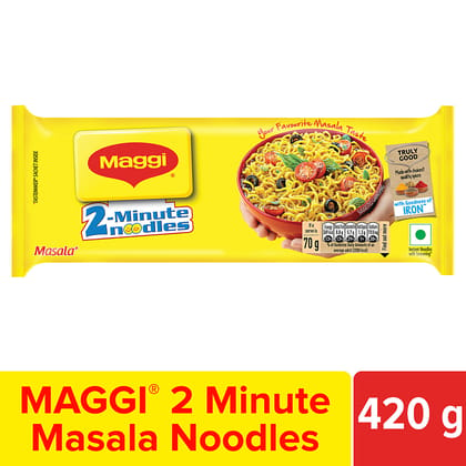 Maggi 2-Min Masala Instant Noodles, 420 G Pouch