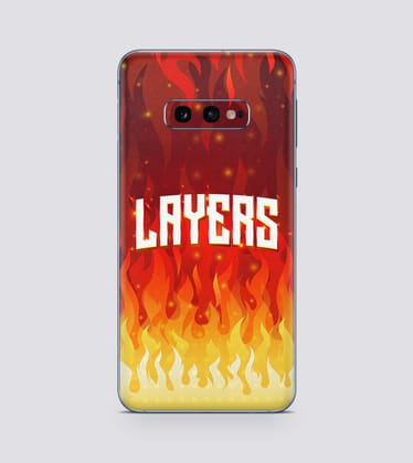 Samsung Galaxy S10 E-Blazing Inferno Back