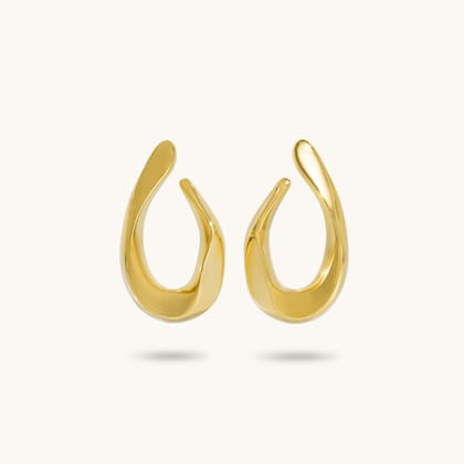 Kaia Hoops - 18K Gold Plated