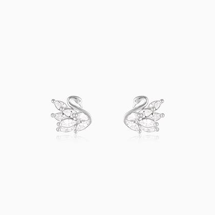 Manali's Shining Swan Studs