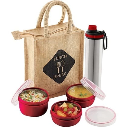 Amson Eco Steel With Lunch Bag Combo