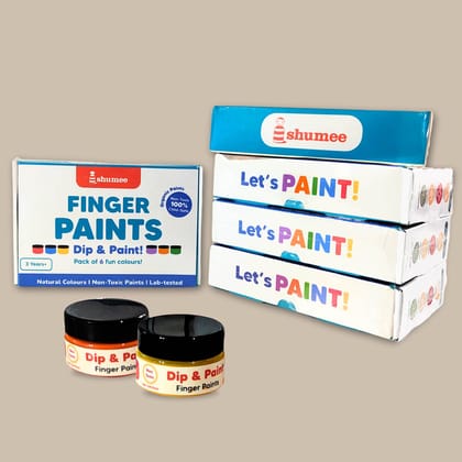 Finger Paints - Dip and Paint (3 years+) I Pack of 5