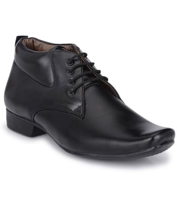 John Karsun - Black Mens Derby Formal Shoes - None