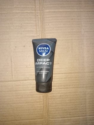 Nivea Men Deep  impact Intense clean Face & beard wash 