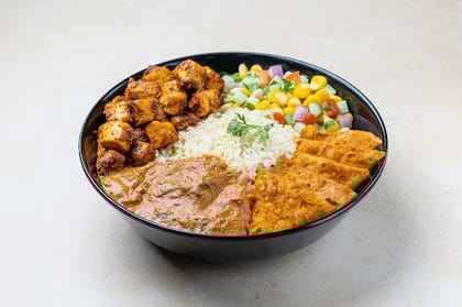 Paneer Tikka Ghee Burrito Rice Bowl
