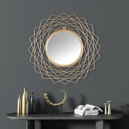 American Gold Mirror-Gold