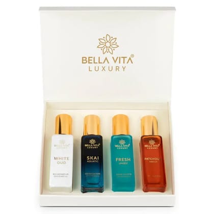 Bella Vita Luxury Unisex Perfume Gift Set - 4x20ml-Eau De Parfum