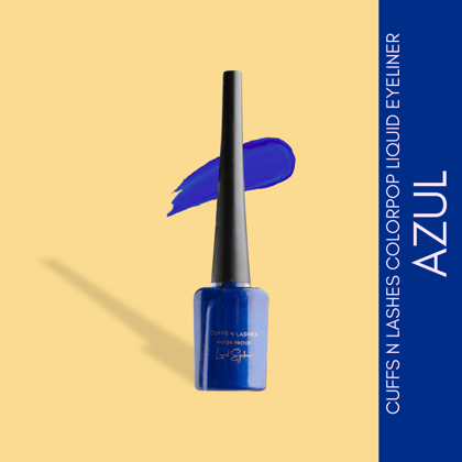 Cuffs N Lashes Color Pop Liquid Eyeliner-Azul