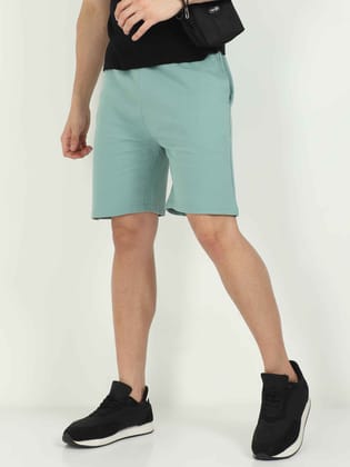 Sagee Green Men's Regular Fit Shorts-S