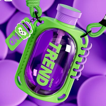 Trend Sipper Water Bottle-Green Purple