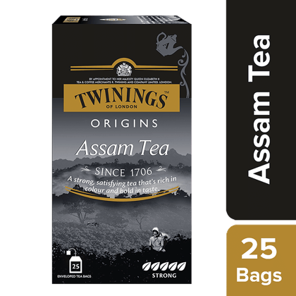 Twinings Tea Bags - Assam, 50 g (25 Bags x 2 g each)