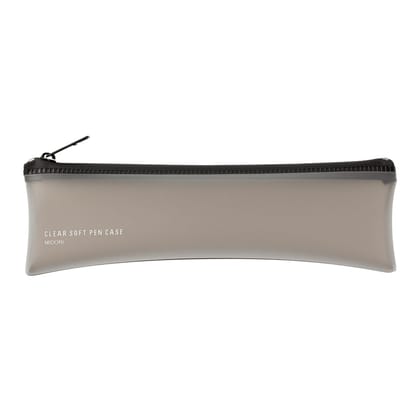 Clear Soft Pen Case Black