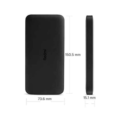 Mi 10000mAh Power Bank VXN4300IN Black-Mi 10000mAh Power Bank (VXN4300IN, Black)