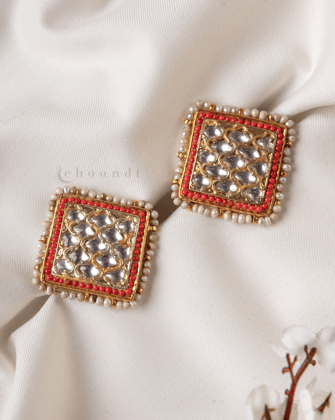 Gold Polish Silver Earrings CHE1825