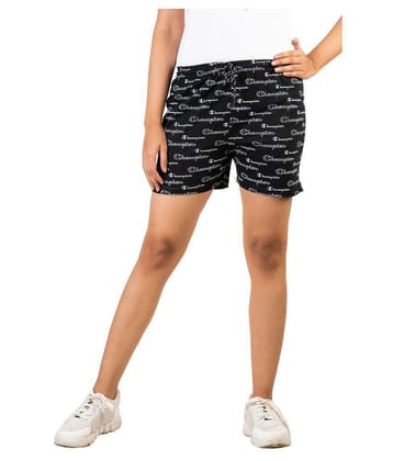 powermerc Cotton Hot Pants - Black Single - 28