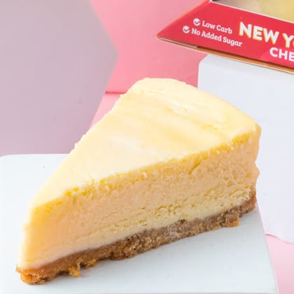 New York Style Cheesecake Slice