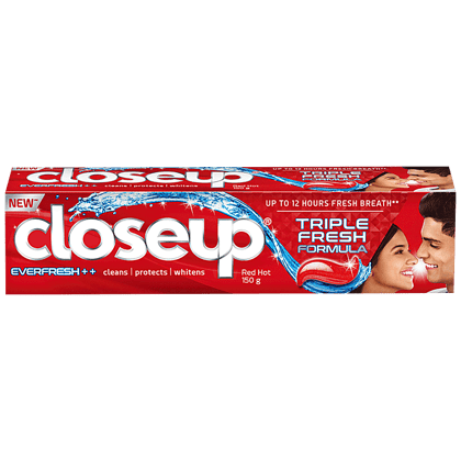 Close Up Everfresh Red Toothpaste Hot, 150 G